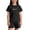 C379/Black, variant on Girl Clothes Girls Casual Letter Print Top And Shorts For Kids Unisex Top And Bottom Outfit For Everyday Wear Relaxed Fit Comfortable Kids Clothing