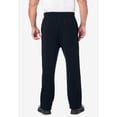 thumbnail image 4 of KingSize Men's Big & Tall Heavyweight Double Knit Open Bottom Sweatpants, 4 of 4