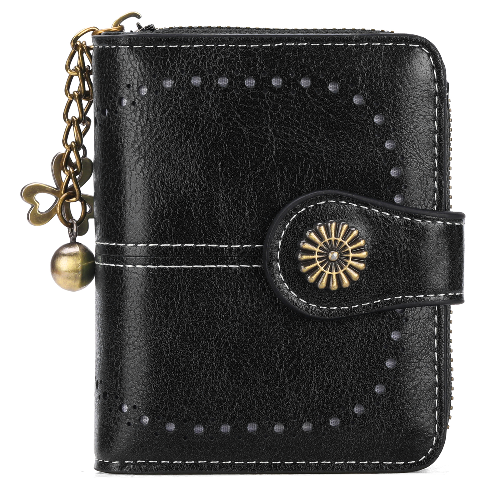 GOIACII Womens Small Leather Bifold Wallet photo 1