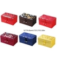 thumbnail image 2 of maskred Jewelry Box Replacement Stylish Colorful Chinese Style Rectangular Jewellery Bracelet Anklet Pearl Case Accessories Type 4, 2 of 6