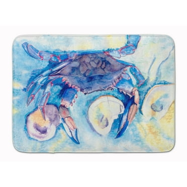 Carolines Treasures 8042-RUG Crab   Machine Washable Memory Foam Mat 19Hx27W multicolor