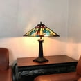 thumbnail image 3 of CHLOE Lighting TAITE Tiffany-style 2 Light Mission Table Lamp 16" Shade, 3 of 3