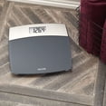 thumbnail image 2 of Taylor Precision Products Digital Bathroom Scale – 12.4" Tempered Glass Platform, 440 lb Capacity Body Weight Monitor with White Backlit Display & Precision Sensors for Accurate Readings (Grey), 2 of 9