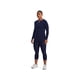 thumbnail image 3 of Camiseta de manga larga Under Armour Team Tech para mujer, color azul marino, 3 of 6