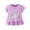 Purple A, variant on Esaierr Kids Toddler Girls Soft T-Shirt Short Sleeve Tees 1-10Years Baby Summer Soft Cotton TShirts Cartoon Casual T-Shirt,Size1-8T
