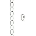 thumbnail image 2 of Aspen Creative 21107-71, 20 Feet Heavy Duty Chain & Quick Link Connector in Chrome, 11 Gauge, 2 of 5