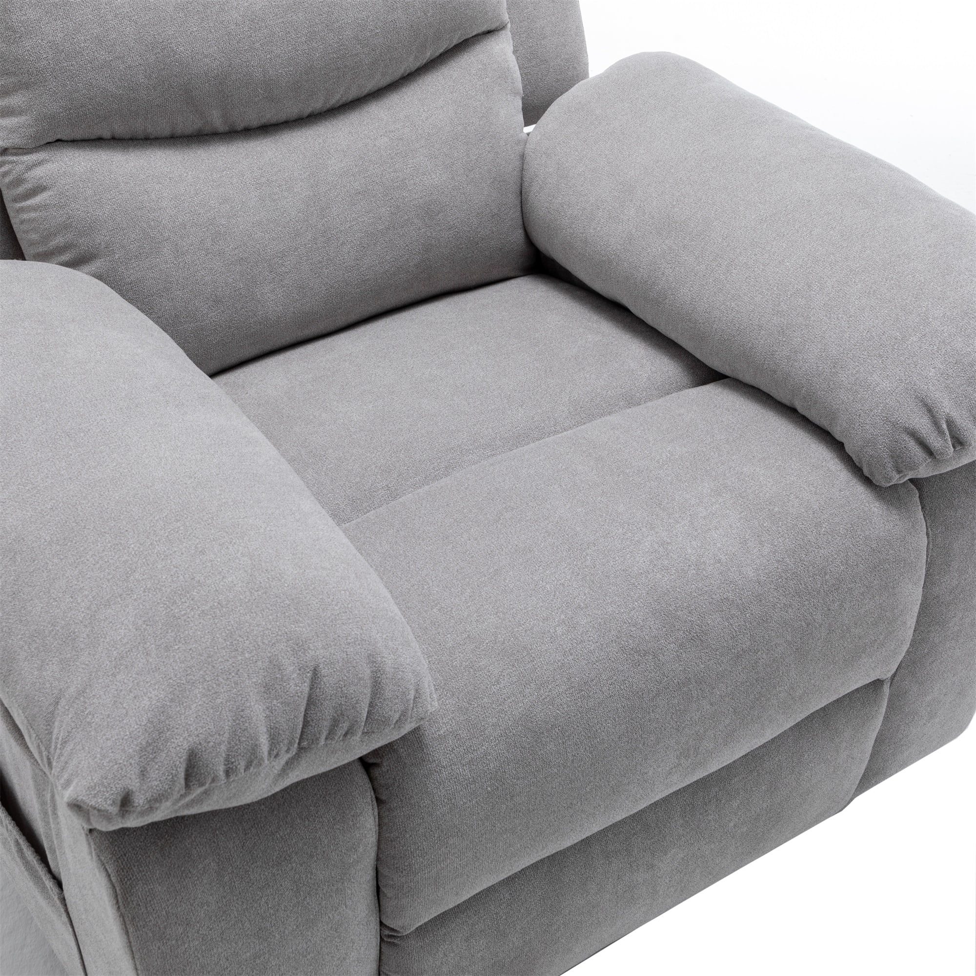 Kadyn Power Recliner Chair with Adjustable Massage Function, Recliner Chair with Heating System for Living Room, Light Gray Kadyn Power Recliner Chair with Adjustable Massage Function, Recliner Chair with Heating System for Living Room, Light Gray