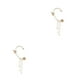 thumbnail image 1 of Jumpingount Clip de oreja de aleación para mujer, reemplazo de insecto de Color sólido, exquisito pendiente de boda para niñas, adorno de Oro a la derecha 2piezas, 1 of 6
