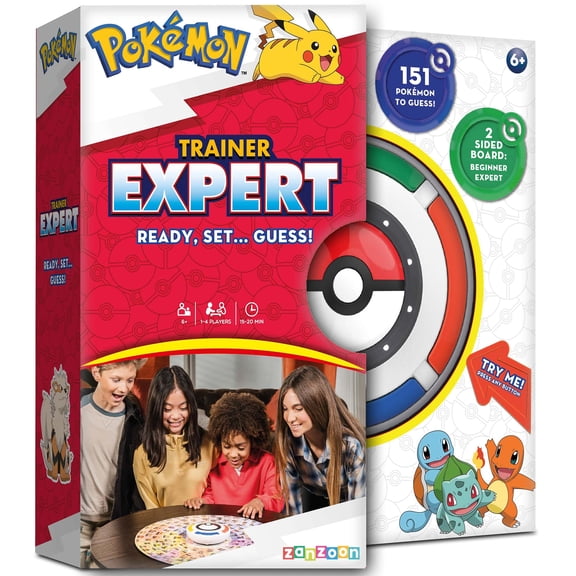 Pokémon: Trainer Expert - Electronic Guessing Board Game, Listen To The Game Master Clues To Identify 151 Different Pokemon, Kids Ages 6 , 1-4 Players