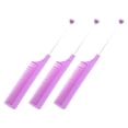 thumbnail image 2 of Peines para el cabello con cuentas DIY jinwen 3 piezas Rosa claro, 2 of 8