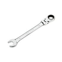 Uxcell 7mm Flexing Head 72 Teeth Box Ended Ratcheting Combination Wrench, CRV Steel Silver Tone