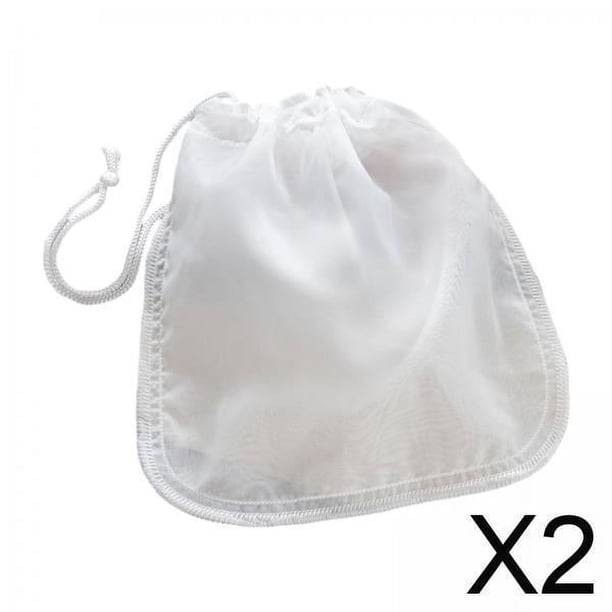 Bolsa De Leche De Nuez, Suministros De Cocina, Bolsa Coladora De Nailon Para Yogur, Leche De Soja Y Queso, 2xNut