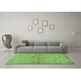 thumbnail image 3 of Ahgly Company Indoor Rectangle Abstract Turquoise Blue Modern Area Rugs, 5' x 8', 3 of 4