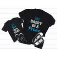 thumbnail image 3 of Daddy Of a Prince & Son Of a King Father & Toddler Boy Matching Set T-Shirts Daddy Black XX-Large / Son Black 3T, 3 of 8