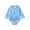 Blue, variant on ZACPNCV Baby Girls One Piece Swimsuits Long Sleeve Rash Guard for Kids Girls UPF 50 and Sun Protection Swimshirts Blue 5 Years