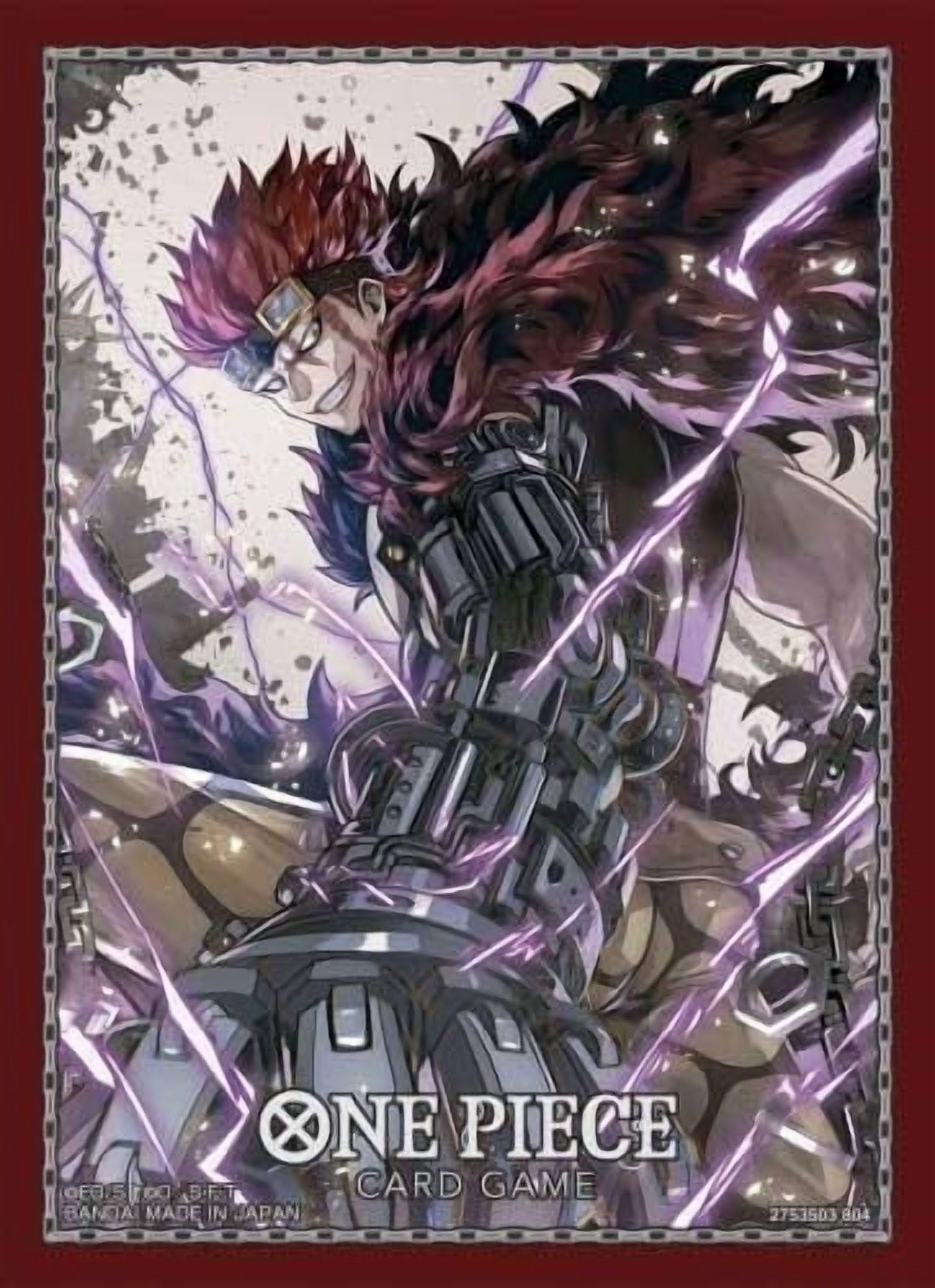 ONE PIECE Card Game Official Card Sleeve Series 9 - Eustace Kid (70 ct)