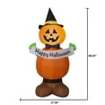 thumbnail image 2 of Airblown Inflatables Standing Jack Pumpkin, 4', 2 of 5