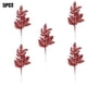thumbnail image 1 of Ramas de pino de plantas artificiales para decoración del hogar, hojas de flores doradas y plateadas con purpurina, para árbol de Navidad, 5 unidades, 1 of 4
