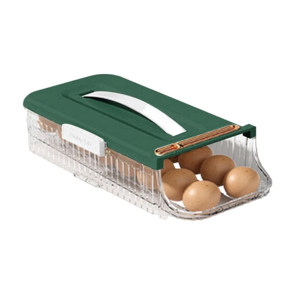 Giyblacko Egg Holder For Fridge Auto Scrolling Egg Holder 4 Floors Egg Oranizer For Refrigerator Large Capacity Egg Container For Refrigerator Space Egg Tray Holder 48 Eggs Storage