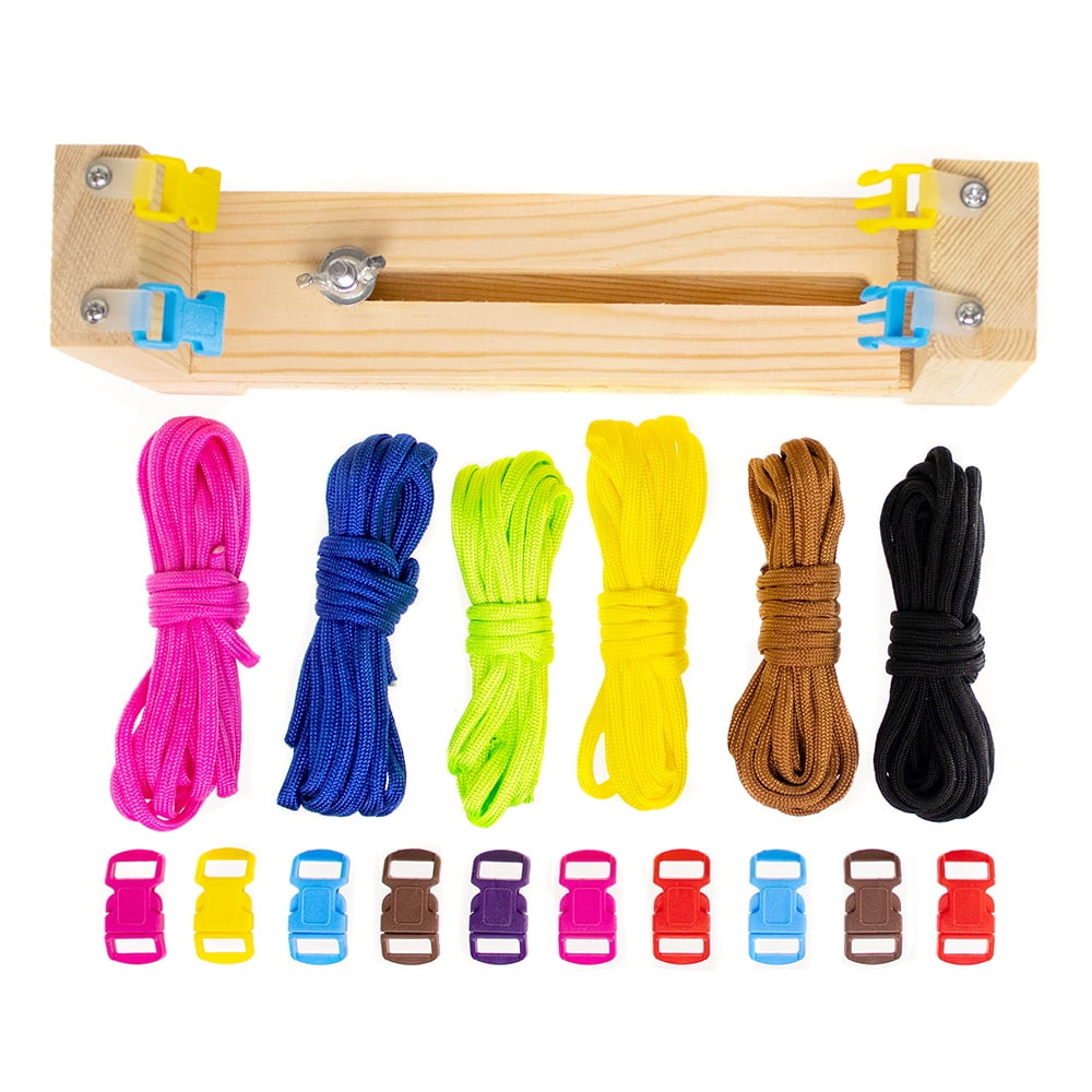 Paracord Combo Crafting Kit with a 10 Pocket Pro Jig - Scouting