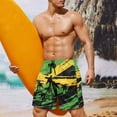 thumbnail image 3 of Garronmavis Husband and Wife Swimsuits Matching Set Mens Swimming Trunks Hawaiian Beach Shorts Casual Lightweight Summer Board Shorts, 3 of 7