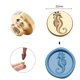 thumbnail image 5 of Cabeza De Sello Cabeza de sello de forma redonda Cabeza de cobre en relieve 3D para tarjeta de boda (hipocampo) Tmvgtek Libre de BPA, 5 of 9