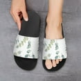 thumbnail image 6 of GZHJMY Stylish Slides for Women Men, Watercolour Vine Leaves Soft Flexible Slip-on Sandals Slippers, 6 of 7