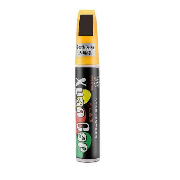 GJX Touch Up Paint Pen,Precise Scratch Repair Car Paint Scratch Repair,Weather-Resistant Even Coating Spray Paint for Metal,Brown