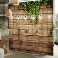 thumbnail image 3 of Vintage Style Shower Curtain Retro Wooden Door Rustic Old Vintage Barn door Waterproof Polyester Fabric Bathroom Dector Curtain, 3 of 7