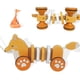 thumbnail image 4 of WoodenEdu Baby Toys Car, juguete de madera para niños pequeños, juguete de desarrollo para niña de 1 año, regalo de cumpleaños (zorro), 4 of 5