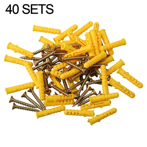 MYG 40Pcs Stainless Steel Expansion Screws M6×30 Wall Anchors and Screws for Drywall