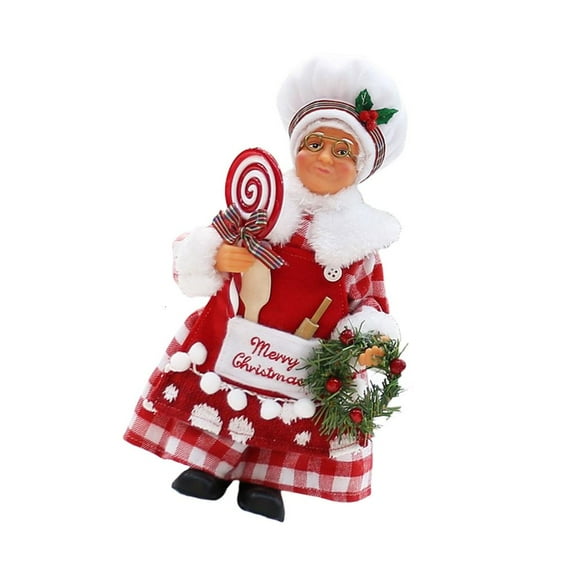 Holiday Charm with Santa Cook Decorative Pieces for Office and Home Festivities