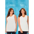 thumbnail image 2 of Catherines Women's Plus Size Suprema Studio Reversible Tank, 2 of 6
