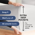 thumbnail image 3 of Juego de sábanas CGK Unlimited Extra Deep Queen French Grey, 3 of 8