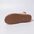 thumbnail image 3 of SACFOF Women's Beach Criss Cross Low Wedge Shoes Summer Dressy Platform Flats Buckle Ankle Strap Open Toe Wedges Walking Comfy Casual Buckle Sandals, 3 of 6