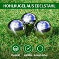 thumbnail image 1 of Becaristey 6Pcs Stainless Steel Ball Replacement Parts Small Bearing Balls Earrings 1Set, 1 of 6