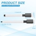 thumbnail image 2 of Whiteboard Pen, 0.5-1mm Fine Tip Dry Erase Black White Board Markers, 12 Pcs, 2 of 6