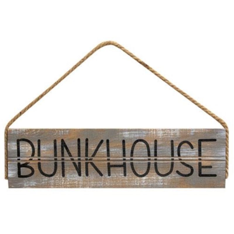 Rustic Wood Bunkhouse Sign