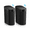 Black, variant on 1 Pack 5 Gallon Bathroom Trash Can with Lid, Automatic Motion Sensor Black Trash Can, Touchless Slim Waterproof Garbage Bin for Kitchen, Bedroom, Office, and Bathroom
