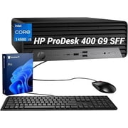 HP ProDesk 400 G9 SFF Business Desktop, 14th Gen Intel Core i5-14500, 16GB DDR5, 512GB SSD, Wi-Fi, HDMI, DisplayPort, USB-C, RJ-45, Wired Keyboard & Mouse, Win 11 Pro