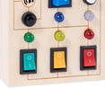 thumbnail image 4 of LED Switch Busy Board Early Educional Toy Learning Activities Sensory Board, 4 of 8
