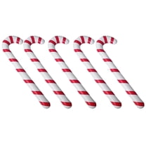 STOBOK 10Pcs Red and White Inflatable Crutches for Christmas Style Party Supplies and Decorations