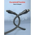 thumbnail image 7 of VANAUX Optical Audio Cable Digital Toslink Male to Male Fiber Optic Cables Compatible with Home Theater, Sound Bar,TVs/Amplifiers/Hi-Fi Systems (26feet/8m), 7 of 7