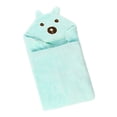 thumbnail image 1 of Albornoz con capucha para bebés y pequeños Toalla de baño para niñas y pequeños Oso verde SM SunniMix Toalla de baño con capucha, 1 of 7