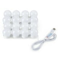 thumbnail image 1 of Graflsoa Adjustable LED Mirror Light with 3 Color Temperatures, 10 Brightness Levels, USB Plug & Play, 12 Bulbs for Makeup & Vanity, 1 of 6