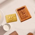 thumbnail image 2 of Haful Carved Wooden Cookie Kitchen Cookie Cutter Cookie Stamp Stamp Rose Cookie Cutter for Cookie Stamp, 1* Mold, 2 of 4
