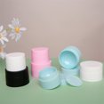 thumbnail image 2 of 5//15/20/30/50g Empty Plastic Cream Jars White Small Sample Round Refillable Bottles Lotion Makeup Cosmetics Travel Containers, 2 of 4