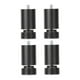 thumbnail image 5 of 4 patas de mesa M10 para muebles, patas de sofá de aleación, rosca M10 para marco de cama. Negro 6cm, 5 of 7