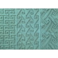 thumbnail image 1 of Ahgly Company Machine Washable Indoor Rectangle Transitional Green Area Rugs, 2' x 3', 1 of 7