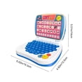 thumbnail image 3 of Children's Simulation Small Computer Tool Early Education English Enlightenment Puzzle Notebook Learning, 3 of 6